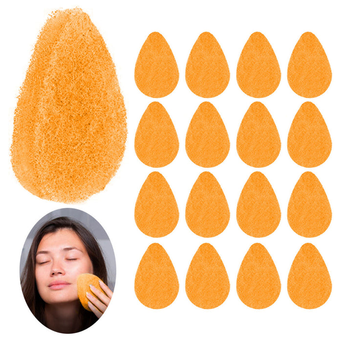 6 Face Scrubber Citrus Vitamin C Infused Exfoliating Facial Cleansing Pad Sponge