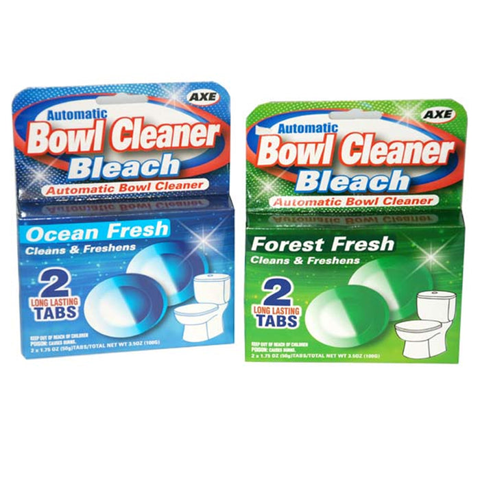 4 Automatic Toilet Bowl Cleaner Tablets Organic Bleach Tank Stains Long Lasting