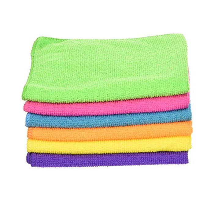 12 X Multi Purpose Cleaning Towel Microfiber Cloths Set Rag Window Washing Car