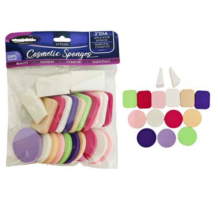 100 Makeup Sponges Cosmetic Pads Assorted Foam Make Up Foundation