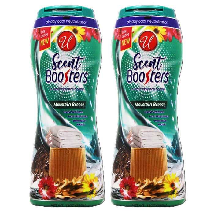 2 Pc Mountain Breeze Laundry Scent Boosters Fragrance In-wash Beads Deodorizer