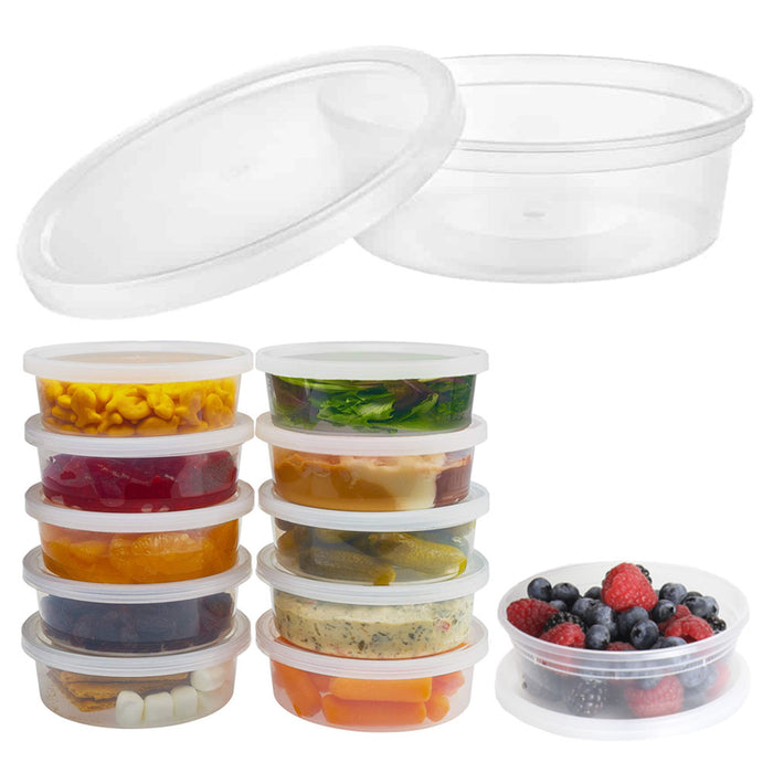 Stackable Leakproof Safe Plastic Deli Food Storage Containers With Airtight  Lids