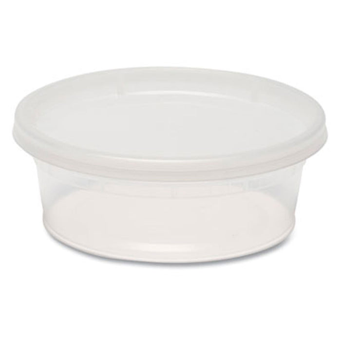 Deli Grade, BPA Free 8oz Plastic Containers with Lids, 24ct. Leakproof,  Microwavable Portion Container for To-Go Orders, Food Prep and Storage.  Reusable Takeout Cups for Restaurant, Cafe and Catering – Avant Grub