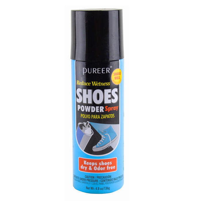 1 Shoe Deodorant Powder Spray Odor Eliminator Stay Dry Freshener Sneakers 4.8oz