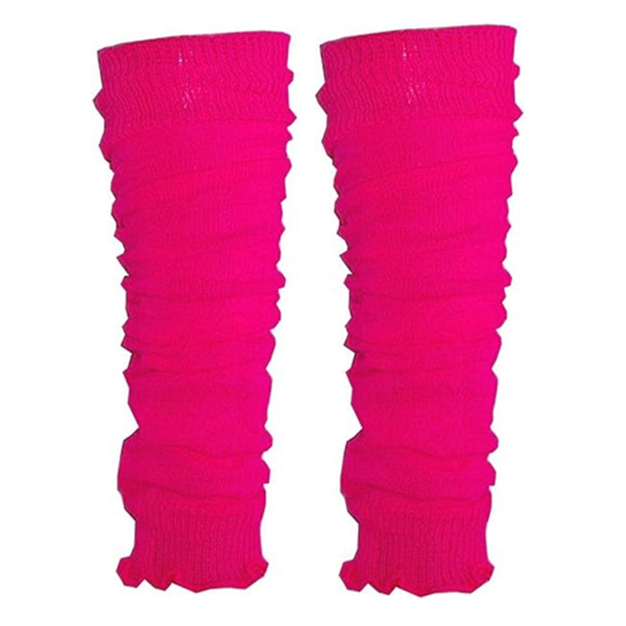 1 Pair Women's Leg Warmers 80s Dance Yoga Long Knit Socks Costume