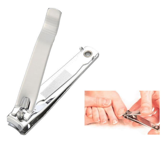 3X Toe Finger Nail Clipper File Cutter Trimmer Manicure Pedicure Stainless Steel