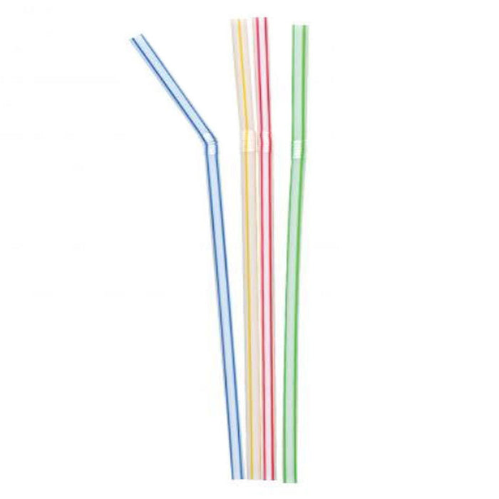 150 Pc Long Flexible Drinking Straws Party Bar Drinking Supplies Plastic Bendy