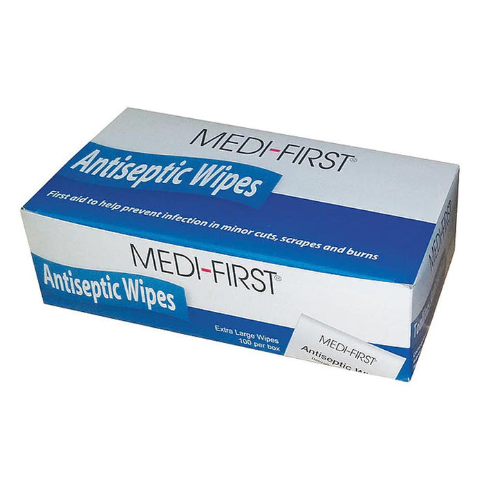 1 Pack Antiseptic Wet Wipes 100 Count First Aid Cleaning Towelettes Travel Size