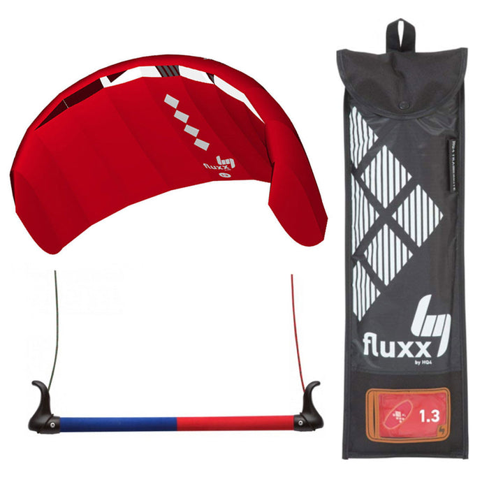 HQ4 Fluxx 1.3 R2F Trainer Kite Kiteboarding Power Surf Kitesurf Beach Beginner