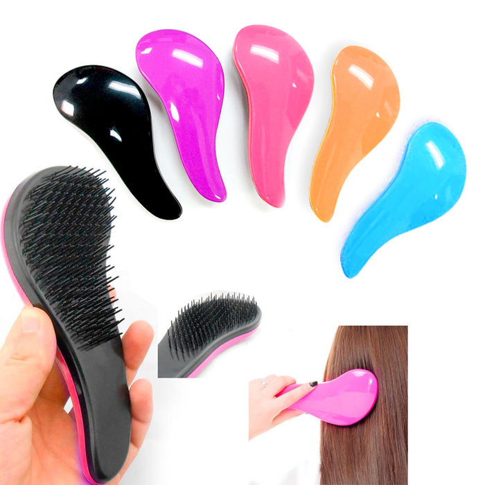 3 Pack Detangling Brushes Wet Dry Hair Brush Detangler Styling Hairbrush Shower