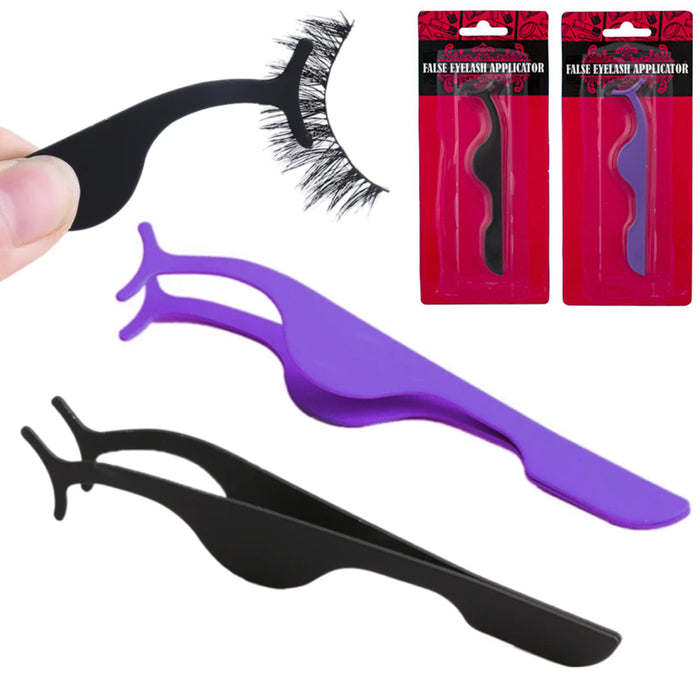 2 Lash Applicator Eyelash Extension Strip False Eyelashes Tweezers Forcep Tools