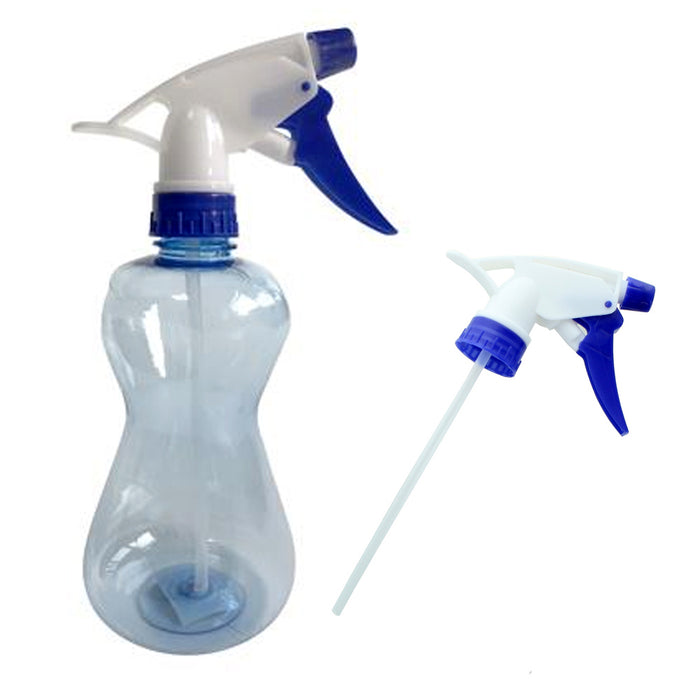 2 Pc Empty Spray Bottles 13.5 Oz Refill Flower Mist Sprayer Trigger Plant Mister