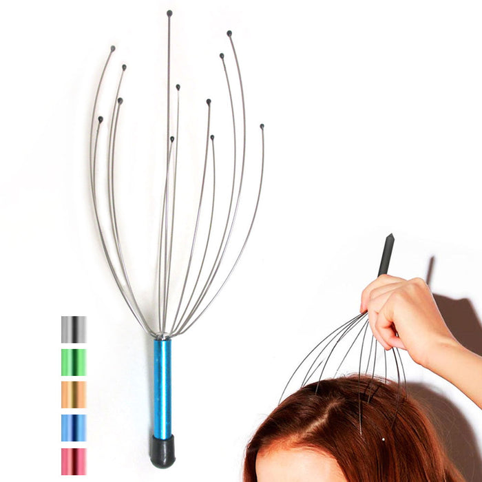 New Head Massager Neck Massage Octopus Scalp Stress Relax Spa Therapy Healing !