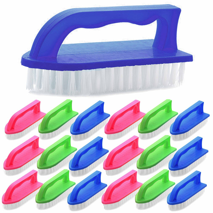 18 Pc Bulk Kitchen Hand Brush Handle Scrub Scrubber All Purpose Wash Cleaning