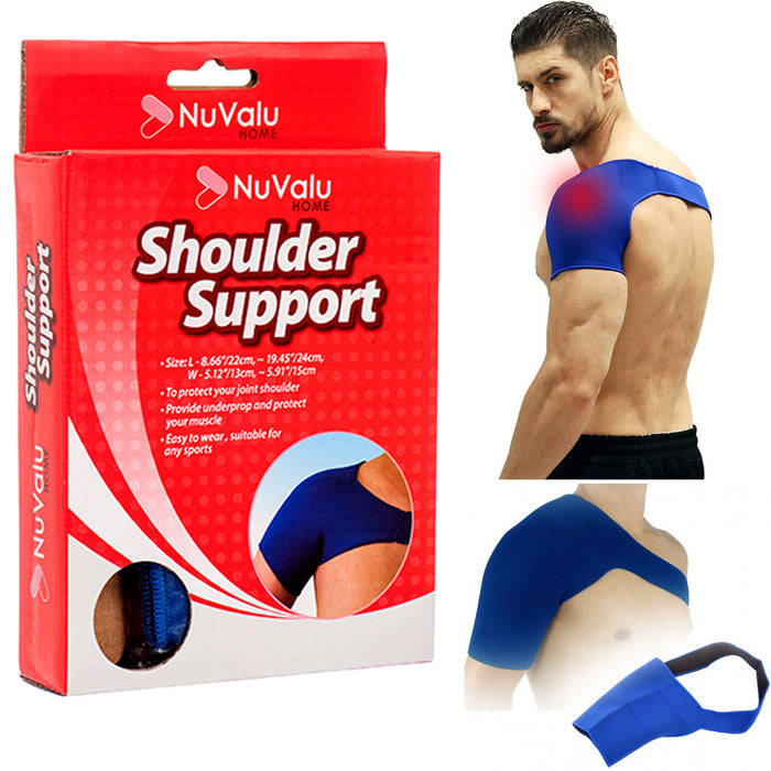 Shoulder Brace Elastic Support Rotator Cuff Pain Relief Adjustable Strap Unisex