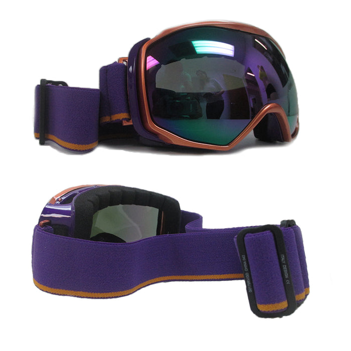 Adult Snowboard Ski Goggles Anti Fog Double Color Lens Eye Protection Glasses