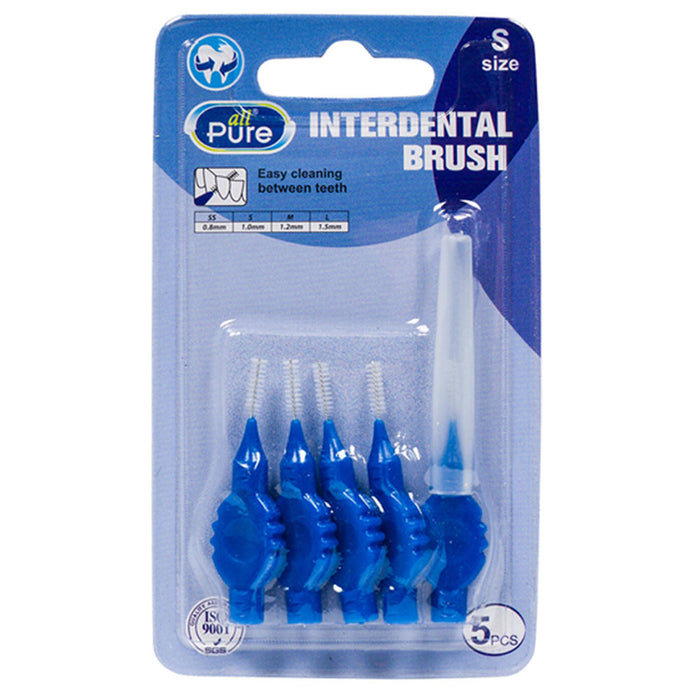 10 Pack Interdental Brushes W/ Cap Toothpicks Professional Dental Hygiene Picks