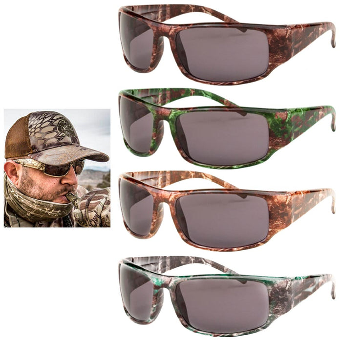 1 Pair Safety Camouflage Sunglasses Sport Fishing Driving Cycling Glasses Eyewear