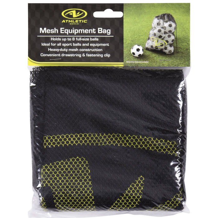 Sports Ball Bag Drawstring Mesh Large Pro Heavy Duty Equipment Basketball Soccer