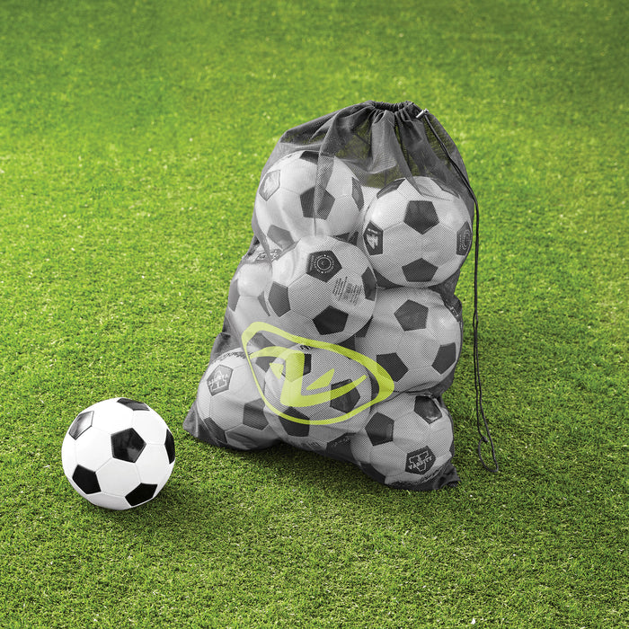 Sports Ball Bag Drawstring Mesh Large Pro Heavy Duty Equipment Basketball Soccer