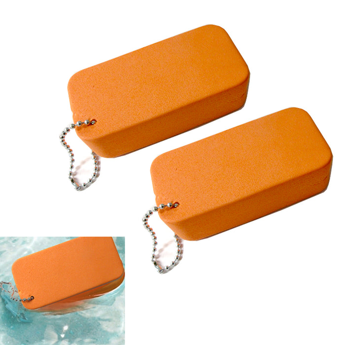 2 X Keychain Floater Foam Floating Keyring Waterproof Key Chain Boating Water