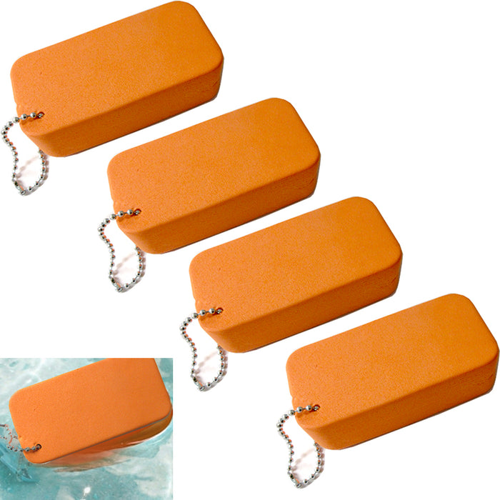 4 X Keychain Floater Foam Floating Keyring Waterproof Key Chain Boating Water