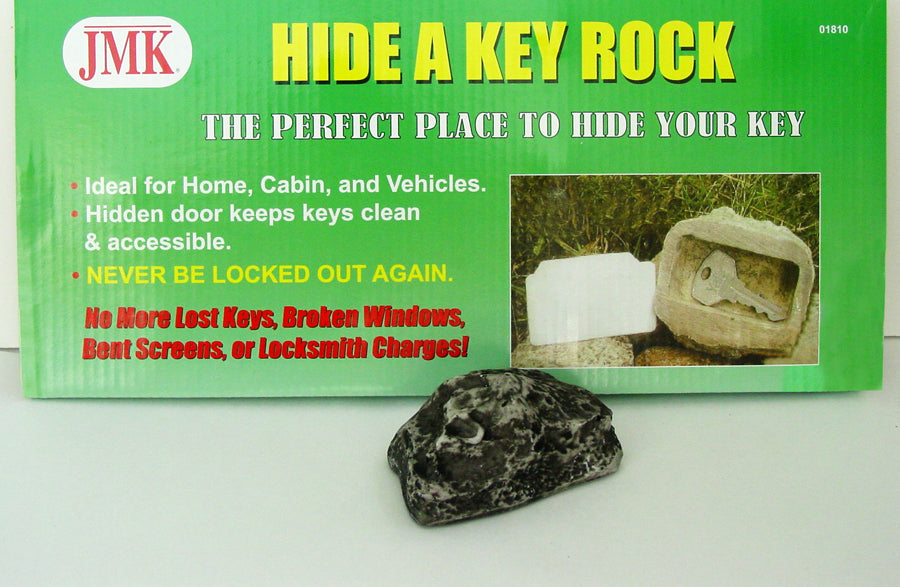 Hide A Key Holder Faux Outdoor Rock Fake Storage Spare Hider Safe Novelty Gift !