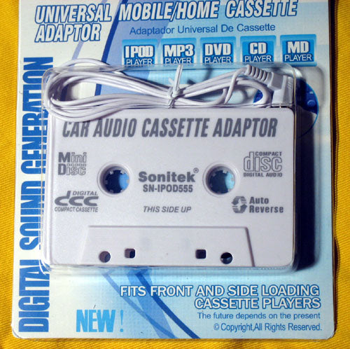 Audio AUX Car Cassette Tape Adapter Converter 3.5MM For iPhone iPod MP3  Android