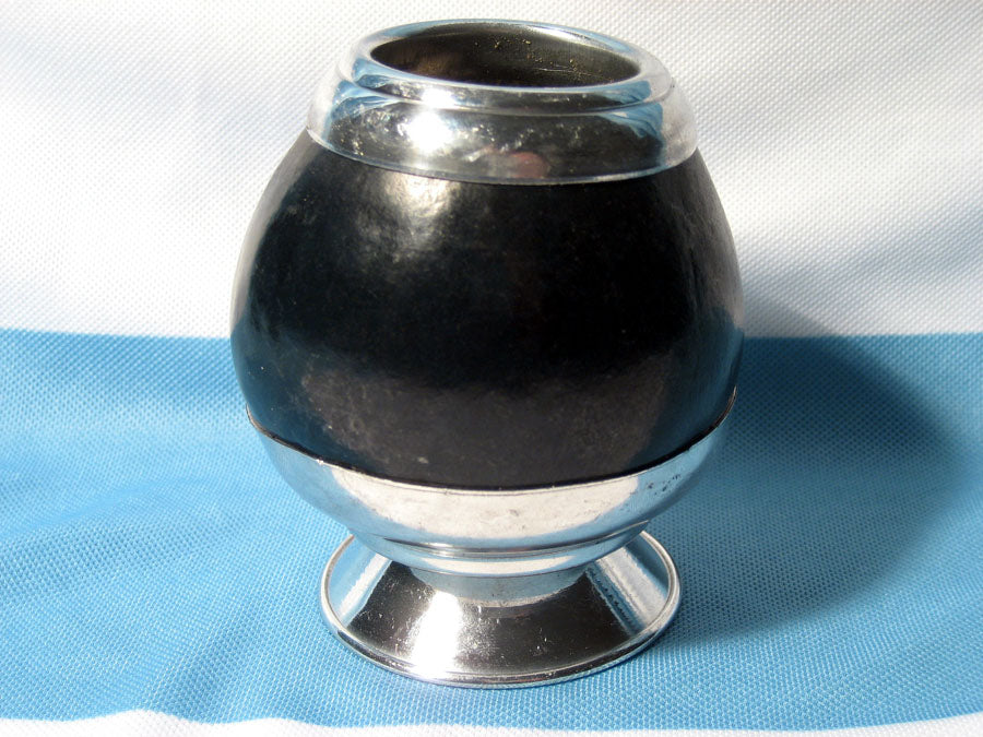 Mate Cup Gourd Yerba Kit Filter Bombilla Straw Handmade Silver Argentina Drink