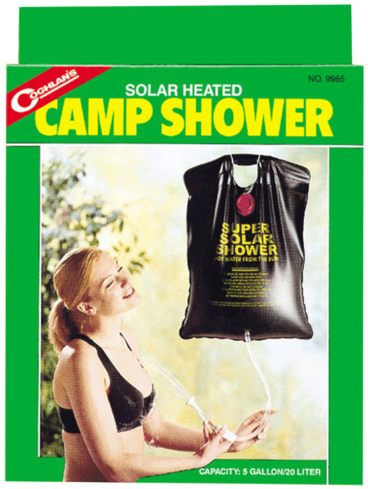 1 Solar Heated Portable Shower Bag Water Heater Outdoor Bath Camping Camp 5 Gal