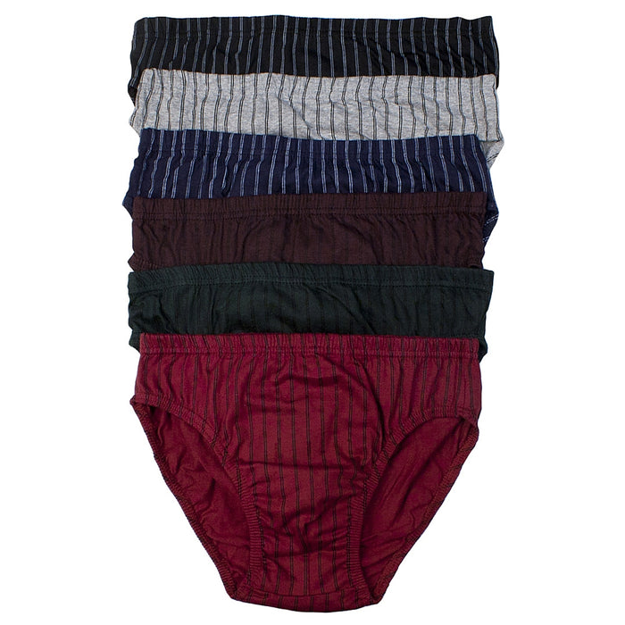 12 Lot Men Bikinis Briefs Underwear 100% Cotton Stripe Knocker Size XL —  AllTopBargains