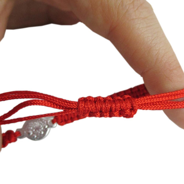 2pcs Lucky Red String bracelet Kabbalah Amulet 7 Knots Protection Rope Hot  Gifts
