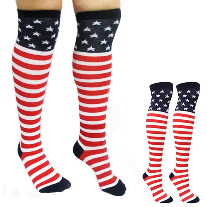 American Flag Stars and Stripes Socks