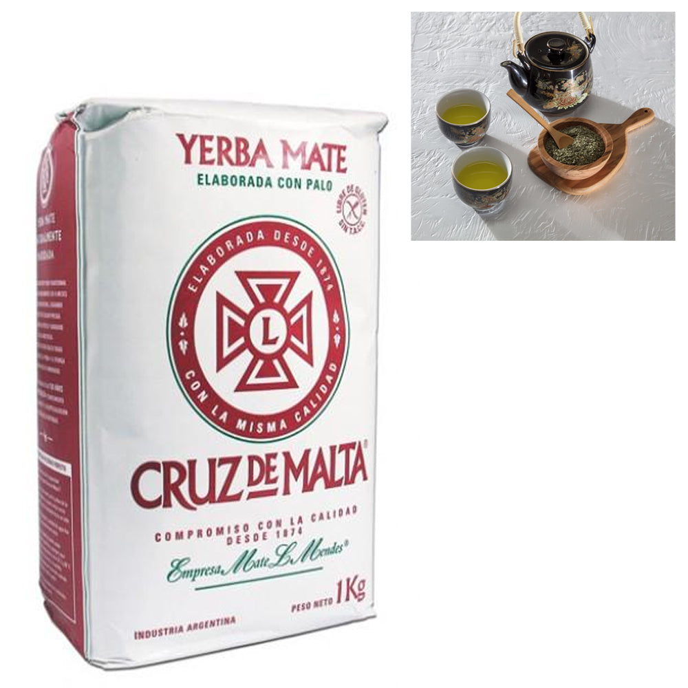 Yerba Mate Cruz De Malta 1 Kg Argentina Tea Leaf Herbal Energy Drink N —  AllTopBargains