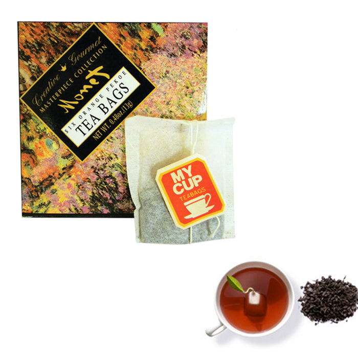 48 Gourmet Orange Pekoe Tea Tea Bags Flavored Herbal Drink Gift Box New