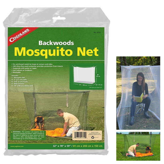 Rectangular Mosquito Net Insect Fly Outdoor Camping Net Hiking Netting Cover NEW