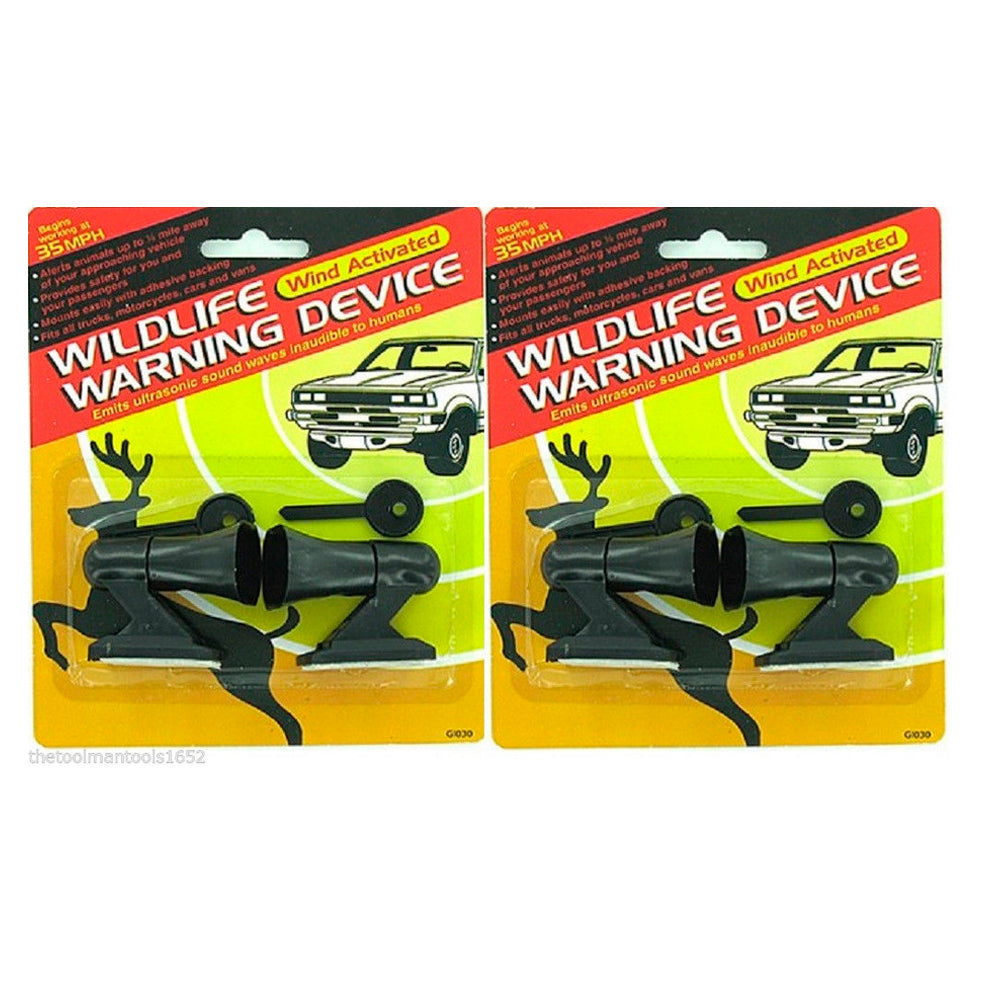 2X Deer Whistles Wildlife Warning Device Animal Sonic Alert Car