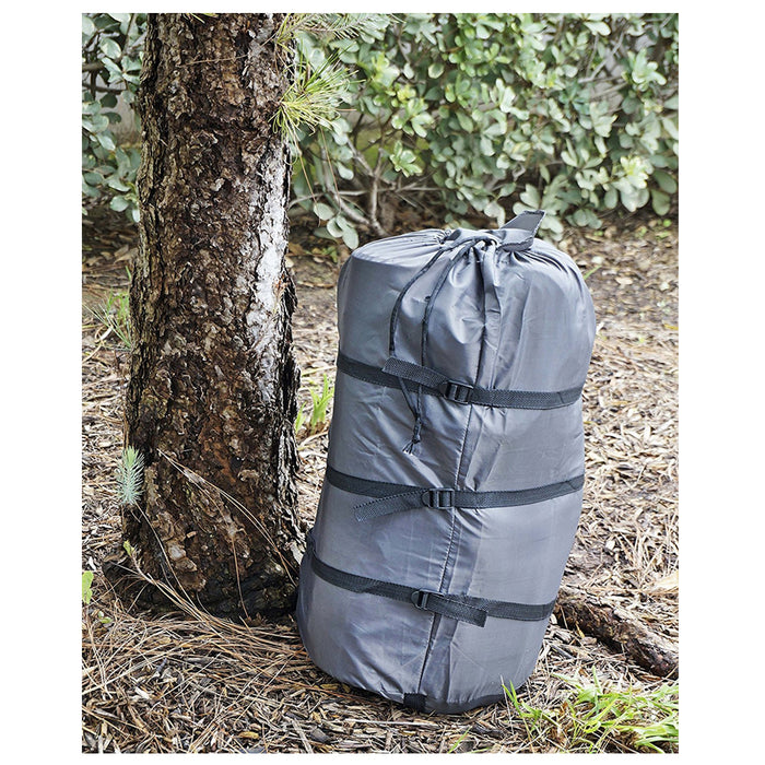 Compression Stuff Sack Lightweight Camping Sleeping Bag Outdoor Cover Pouch Grey