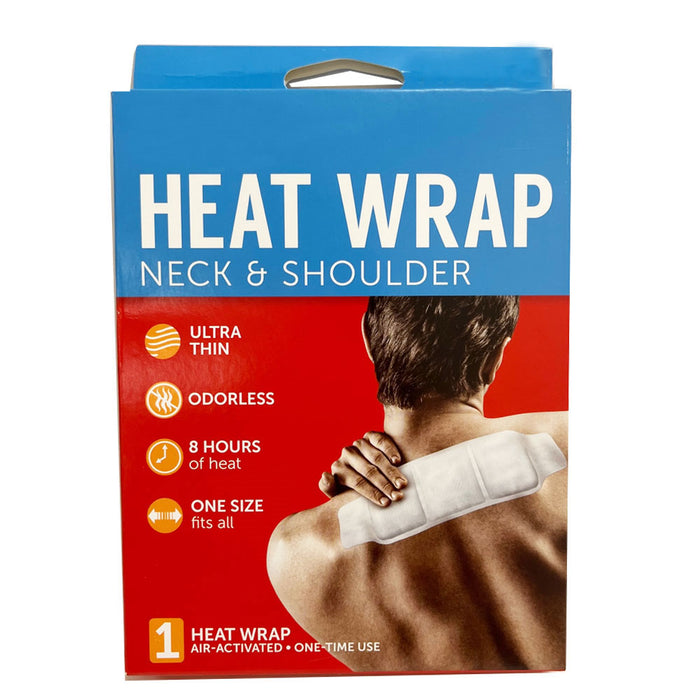 10 Heat Wraps Thermal Therapy Shoulder Neck Care Pain Reliever Relief One Size