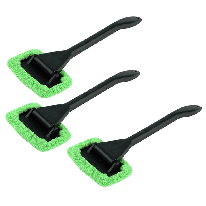 3 Pack Microfiber Windshield Clean Car Auto Wiper Cleaner Glass Window Brush Kit