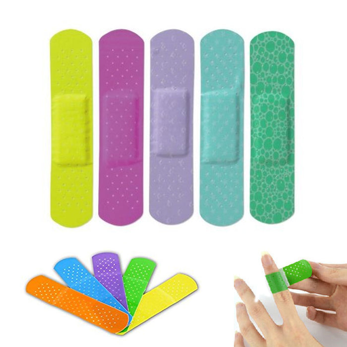 40 Bandages Adhesive Bands Flexible Strip Assorted Children First Aid Bands