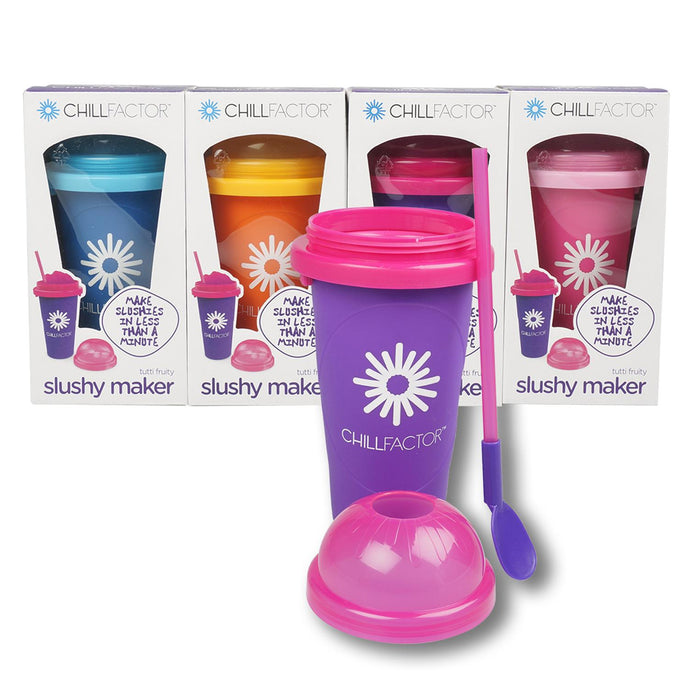 2pc Slush Maker Cup Compact Frozen Drink Freezer Slushy BPA-Free Smoothie Mixer
