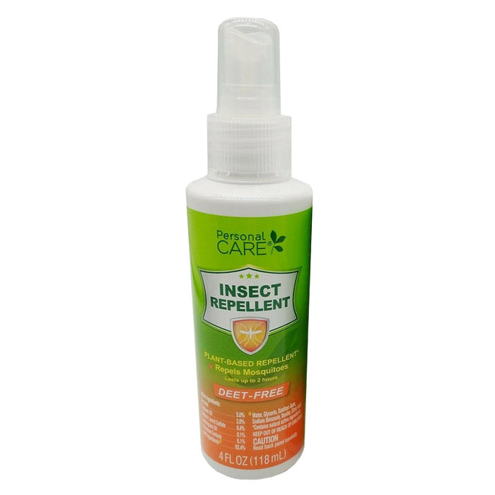 Plant Based Insect Repellent Pump Spray Natural Deet Free 4oz Outdoor Camping