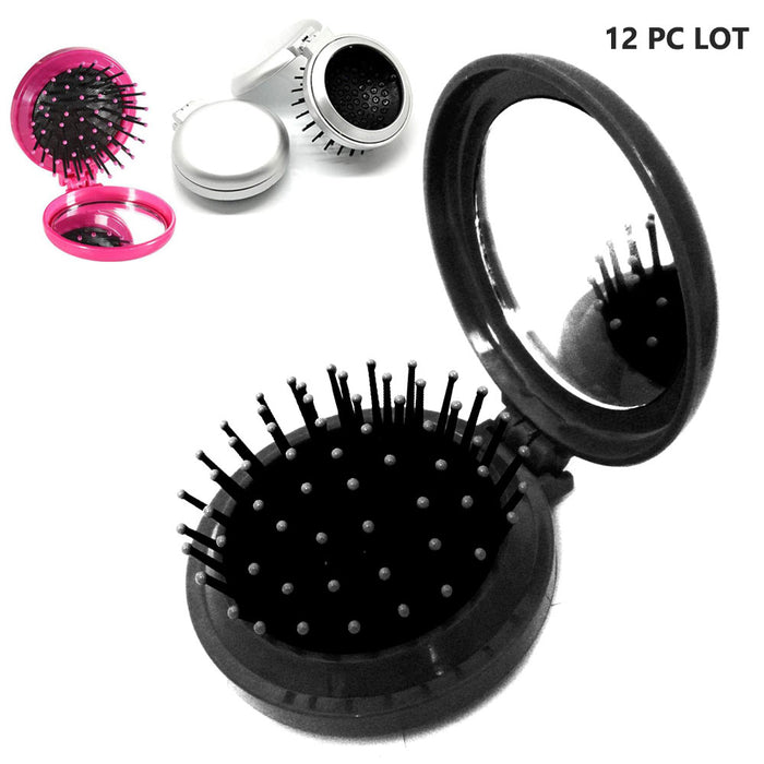 Pride New Folding Hair Brush With Mirror Compact Pocket Size Travel Car For  Purse Bag - Price in India, Buy Pride New Folding Hair Brush With Mirror  Compact Pocket Size Travel Car