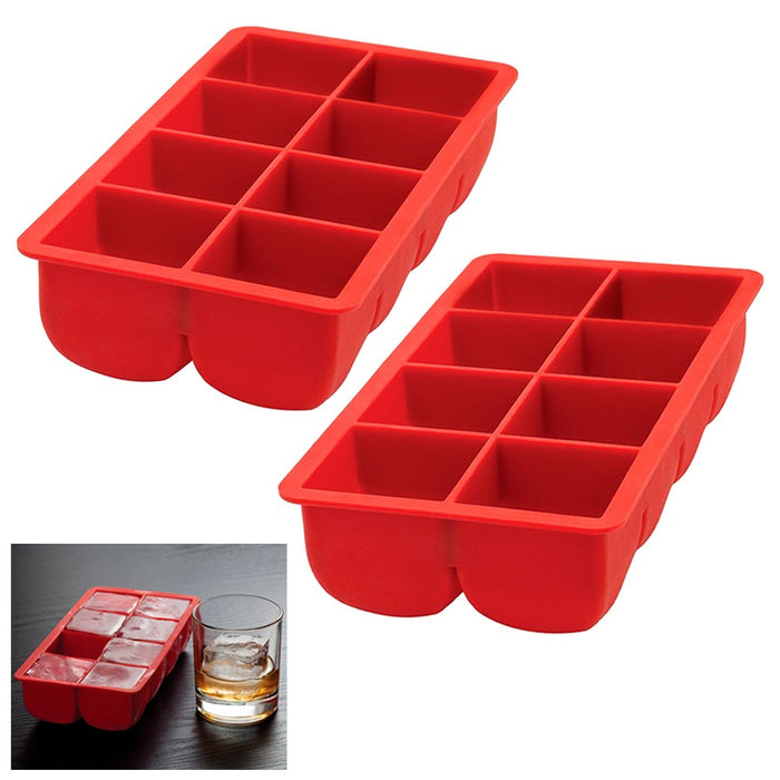  Cocktail Cube Extra Large Ice Cube Silicone Trays