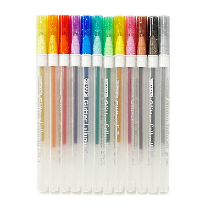 Gel Pens Adults Coloring Books, Glitter Gel Pens Set