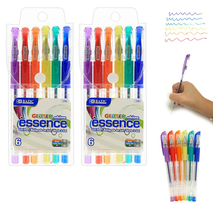 Gel Pens Adults Coloring Books, Glitter Gel Pens