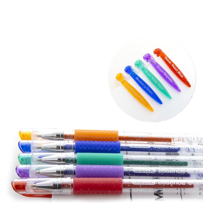 96 Color Artist Glitter Gel Pen Set, Includes 48 Unique Glitter Gel Pens, Plus 48 Matching Color Refills, More Ink Largest Non-Toxic Art Neon Pen