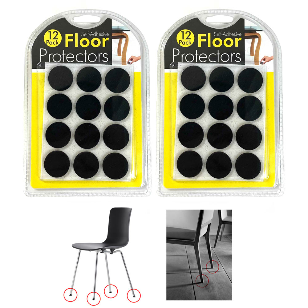 20 Pack Self Adhesive Felt Pads Furniture Floor Scratch Protector