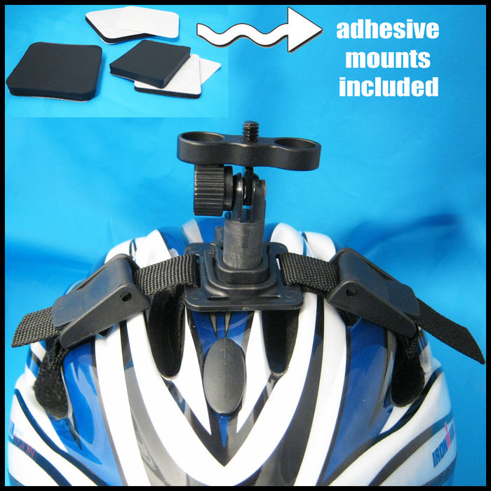 Intova Helmet Camera Mount Black Holder Atv Bicycle Boat Sport Mounting Release